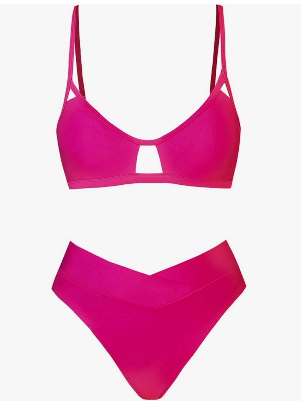 CUPSHE Size S Bikini Set for Women Two Piece Swimsuits - Picture 3 of 5